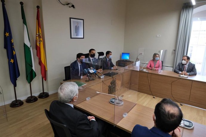 Marín, en la inauguración de la nueva sede judicial de Lebrija