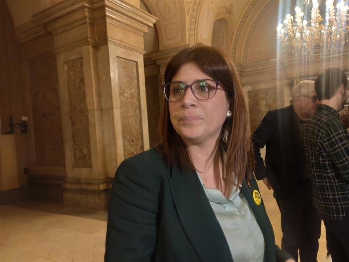 La portavoz adjunta de JxCat en el Parlament, Gemma Geis.