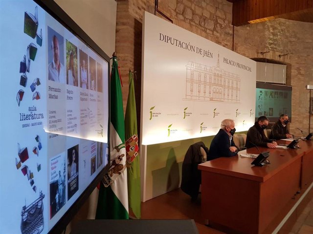 Peresentación de la IV Aula de Literatura de la UNED en Jaén.