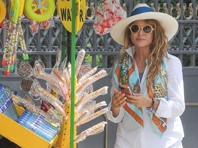 La cantante Paulina Rubio durante su última visita a Madrid