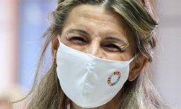 La ministra de Trabajo, Yolanda Díaz