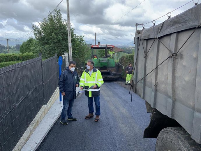 Siero.- Finalizan los trabajos de renovación de un camino en Llanaces, en la parroquia de Anes