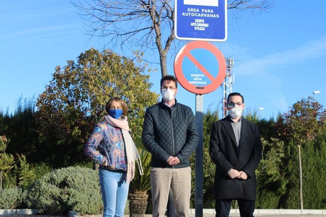 Visita al área de autocaravanas de Úbeda