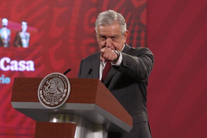 11 December 2020, Mexico, Mexico City: Mexican President Andres Manuel Lopez Obrador speaks during his daily press conference at the National Palace. Photo: -/El Universal via ZUMA Wire/dpa