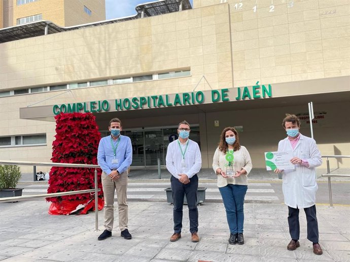 Responsables del  proyecto y del Hospital de Jaén.