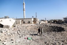 Bombardeo en la provincia siria de Idlib