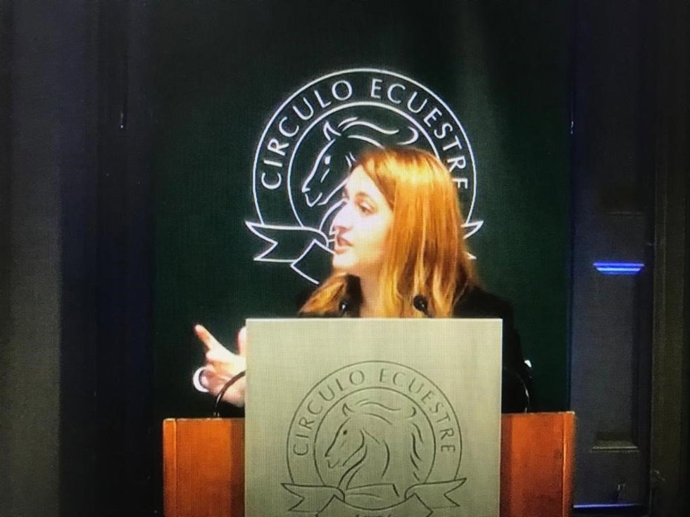La candidata del PNC a las elecciones, Marta Pascal