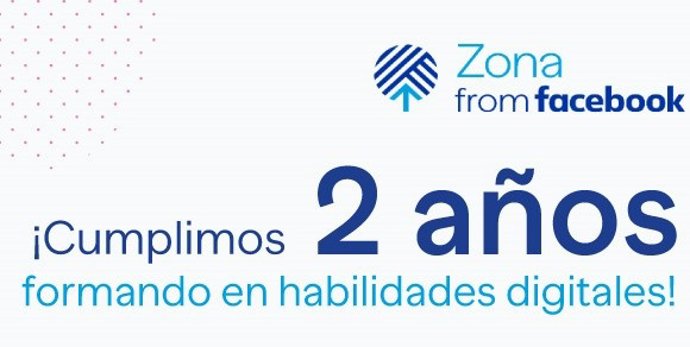 Logo del segundo aniversario de la Iniciativa Zona from Facebook