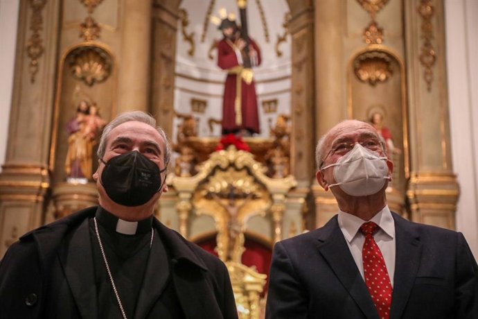 El alcalde de Málaga, Francisco de la Torre, y el obispo de Málaga, Jesús Catalá