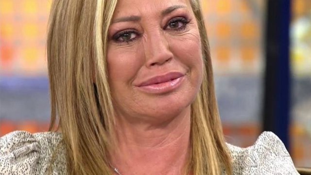 Belén Esteban, en el plató de 'Sálvame'