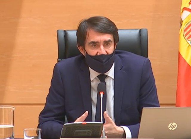 El consejero de Fomento y Medio Ambiente comparece en las Cortes de Castilla y León.