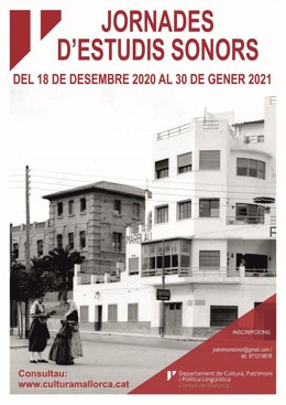 Cartel de las jornadas de Estudios Sonoros.