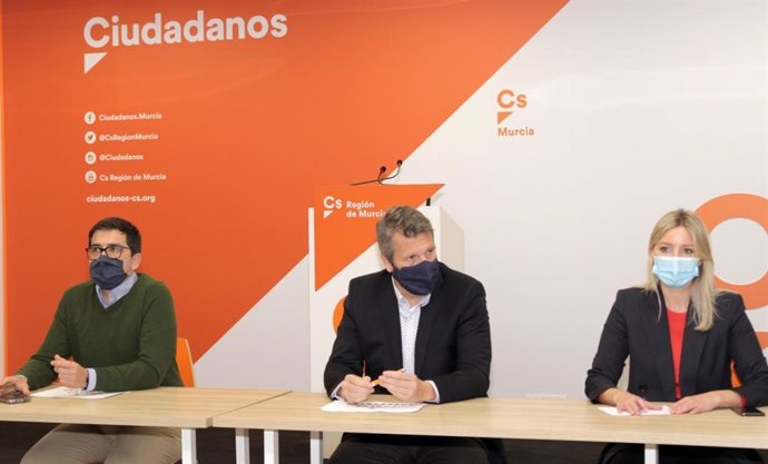 El vicesecretario general de Ciudadanos, Carlos Cuadrado y Martínez Vidal, en el Comité autonómico