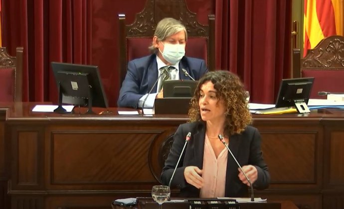 La consellera de Hacienda y Relaciones Exteriores, Rosario Sánchez.