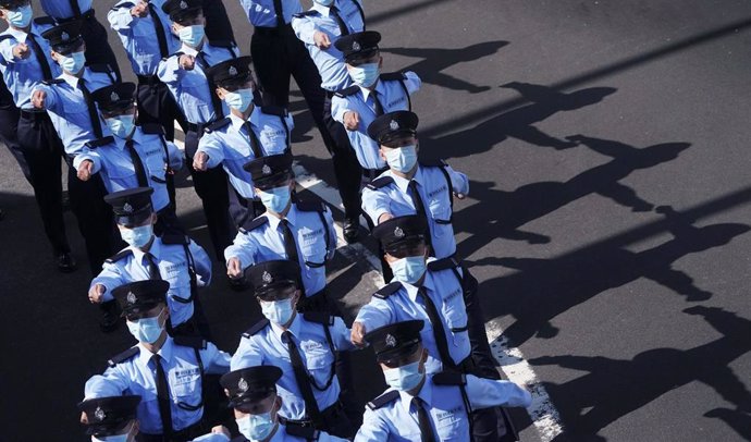 Agentes de Policía de China.