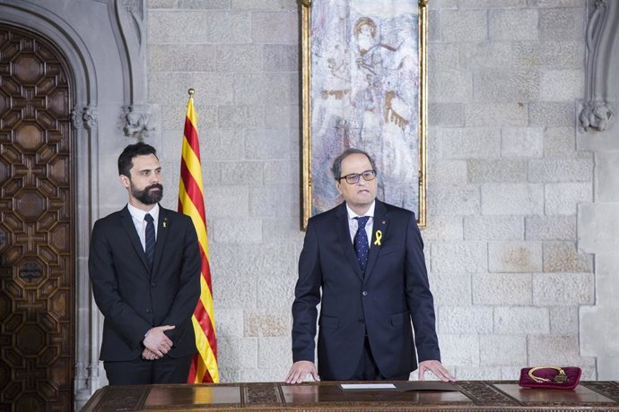 Quim Torra pren possessió del crrec
