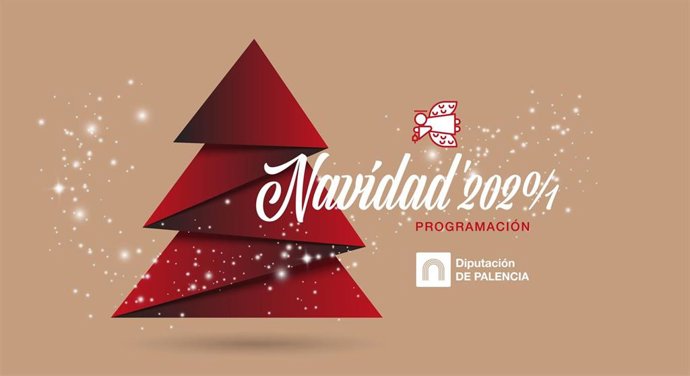 Cartel de la programación de Navidad de Diputación de Palencia.