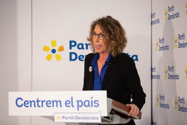 Trobada Digital d'Europa Press amb la candidata del PDeCAT a la presidència de la Generalitat, Àngels Chacón, el 17 de desembre de 2020.