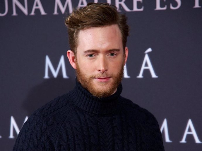 Spanish actor Pablo Rivero attends the "Mama" premiere at the Callao cinema on February 4, 2013 in Madrid, Spain.