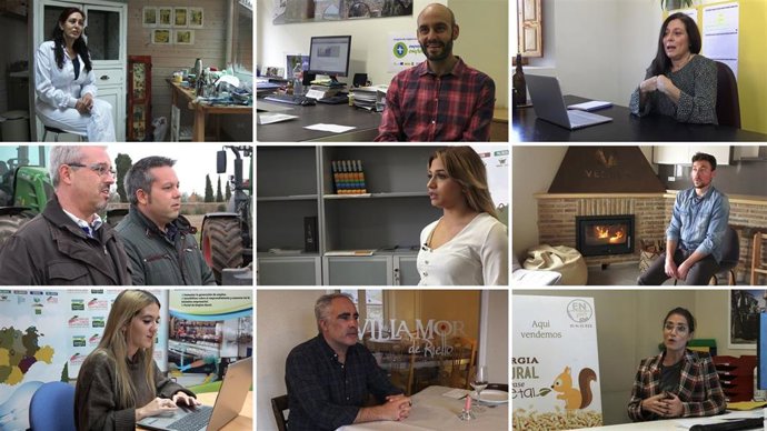 Participantes en el programa +Empresas +Empleo.