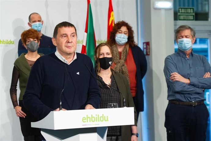 El coordinador general de EH Bildu, Arnaldo Otegi.