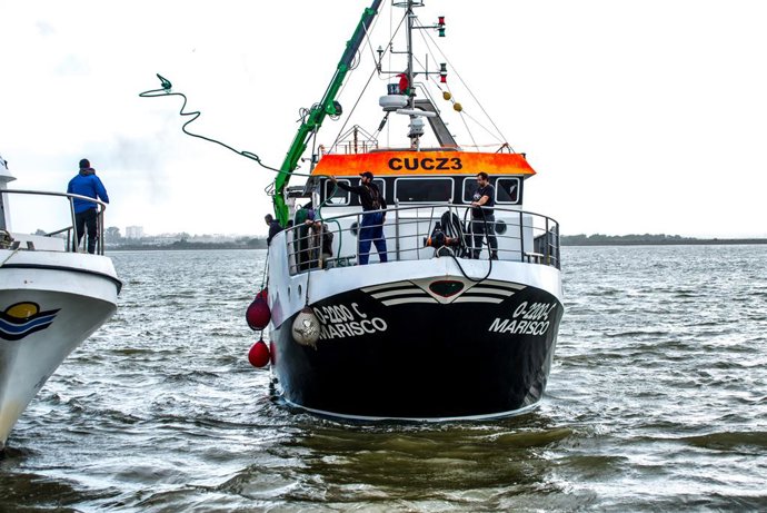 Embarcación de Punta del Moral, en Ayamonte (Huelva).