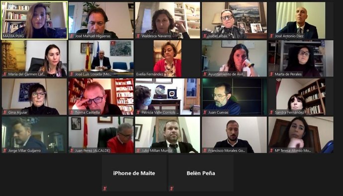 Asamblea telemática de la Red de Juderías Camino de Sefarad.