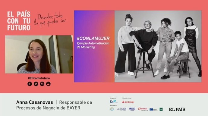 La responsable de marketing digital de Bayer en las áreas de salud, Anna Casanovas,