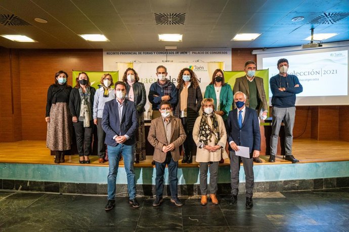 Presentación de los aceites de oliva virgen extra Jaén Selección 2021.