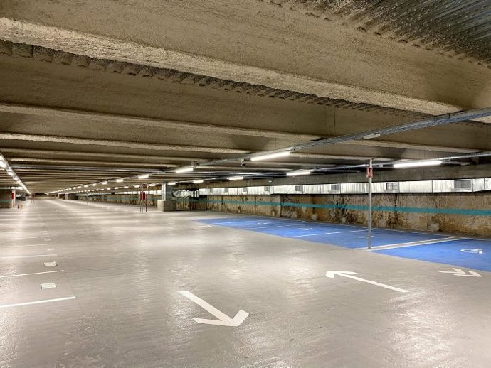 El aparcamiento 'park&ride' de la estación de Sabadell Nord de FGC
