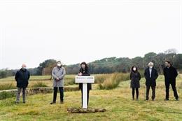 Teresa Jord, consellera de Agricultura, Ganadería, Pesca y Alimento en la presentación de la Agenda forestal 2020-2025