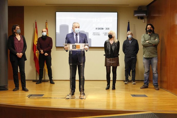Presentación de los trabajos del ciclo La Aljafería, un lugar de cine'.