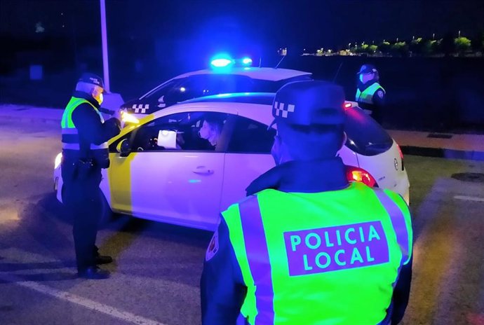 Control de movilidad nocturna en Las Torres de Cotillas