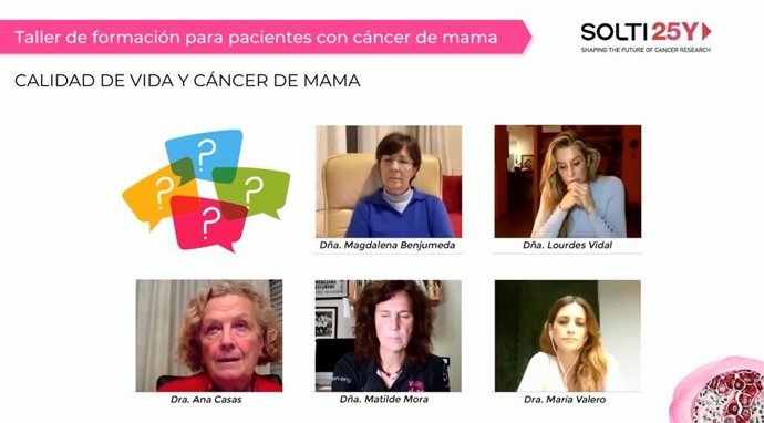 La Fundación SOLTI sigue empoderando a las pacientes de cáncer de mama durante la pandemia gracias a sus talleres virtuales de formación