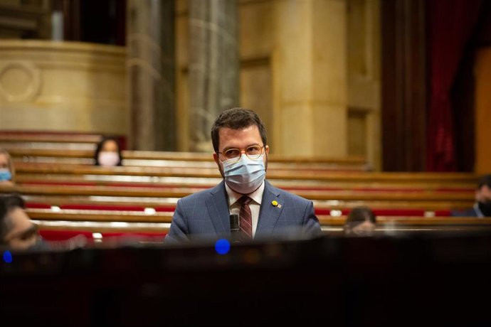 El vicepresidente de la Generalitat, Pere Aragons