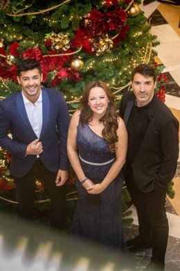 Presentación del espectáculo "La magia de Brodway" al teatro Principal de Zaragoza