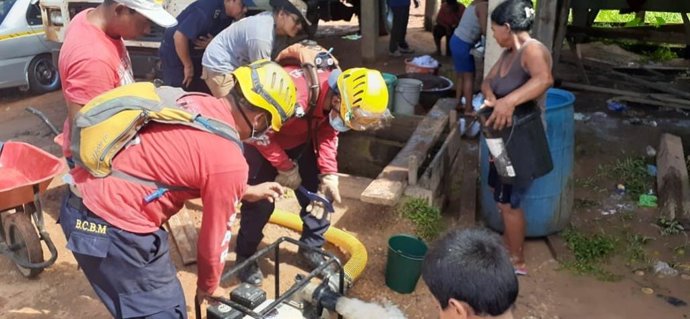 Imagen de la ayuda humanitaria a Centroamérica tras la temporada de huracanes.