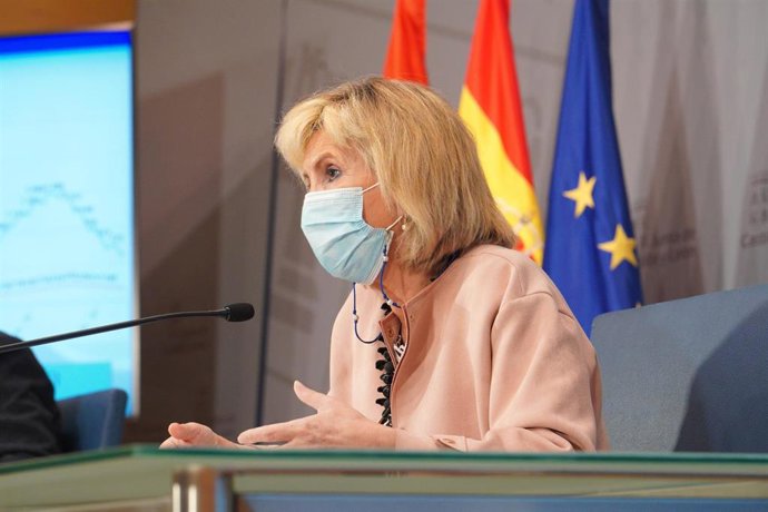 La consejera de Sanidad, Verónica casado.