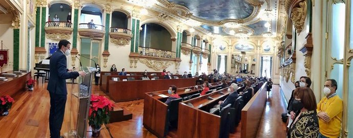 Gallardo en el homenaje a los funcionarios jubilados