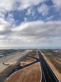 Pista norte del aeropuerto de Palma