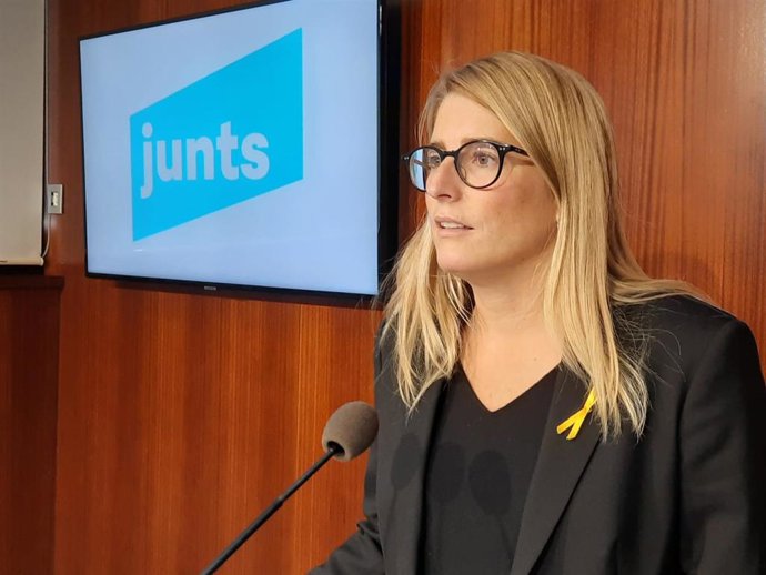 La líder de JxCat en Barcelona, Elsa Artadi, en una imagen de archivo.