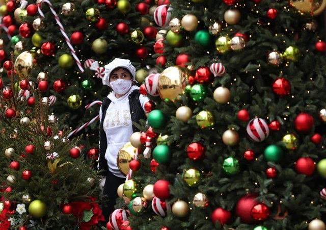 Navidad en Londres, la capital británica, durante la pandemia de COVID-19. 