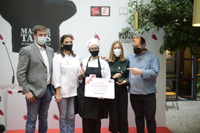 Mónica Gemma Pedrosa, ganadora del Master Tapas 2020 del Pimiento del Piquillo de Lodosa