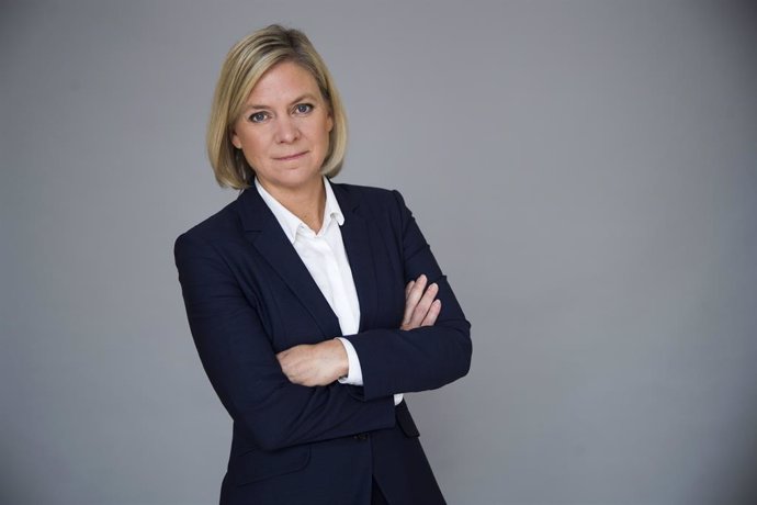 La ministra de Finanzas de Suecia, Magdalena Andersson.