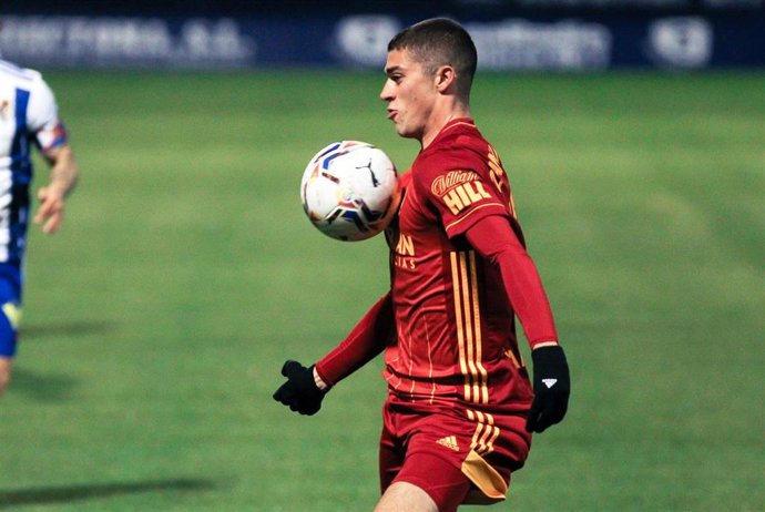 Luca Zanimacchia con el Real Zaragoza