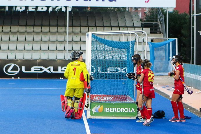 Selección española de hockey, partido contra Bélgica
