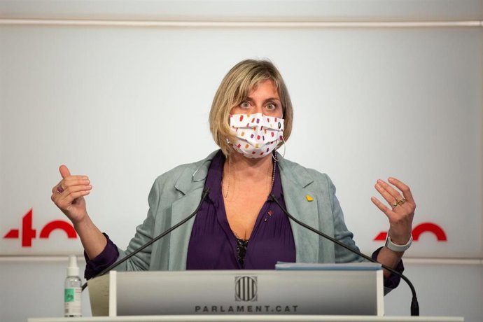 La consellera de Salud de Cataluña, Alba Vergés