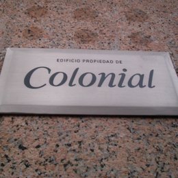 inmobiliaria colonial logo letrero placa