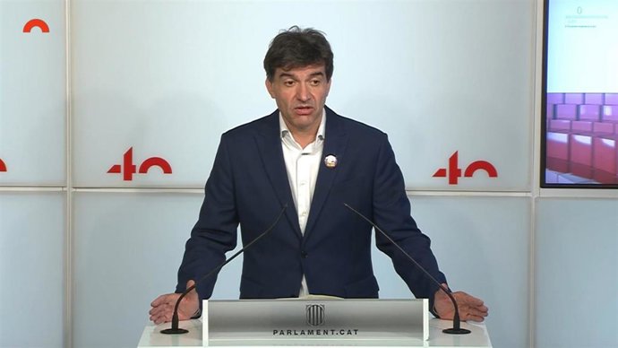 El presidente de ERC en el Parlament, Sergi Sabri.