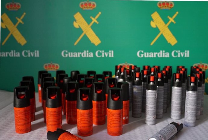 Intervenidos en Albacete 49 sprays de defensa personal en un establecimiento no autorizado para su venta
